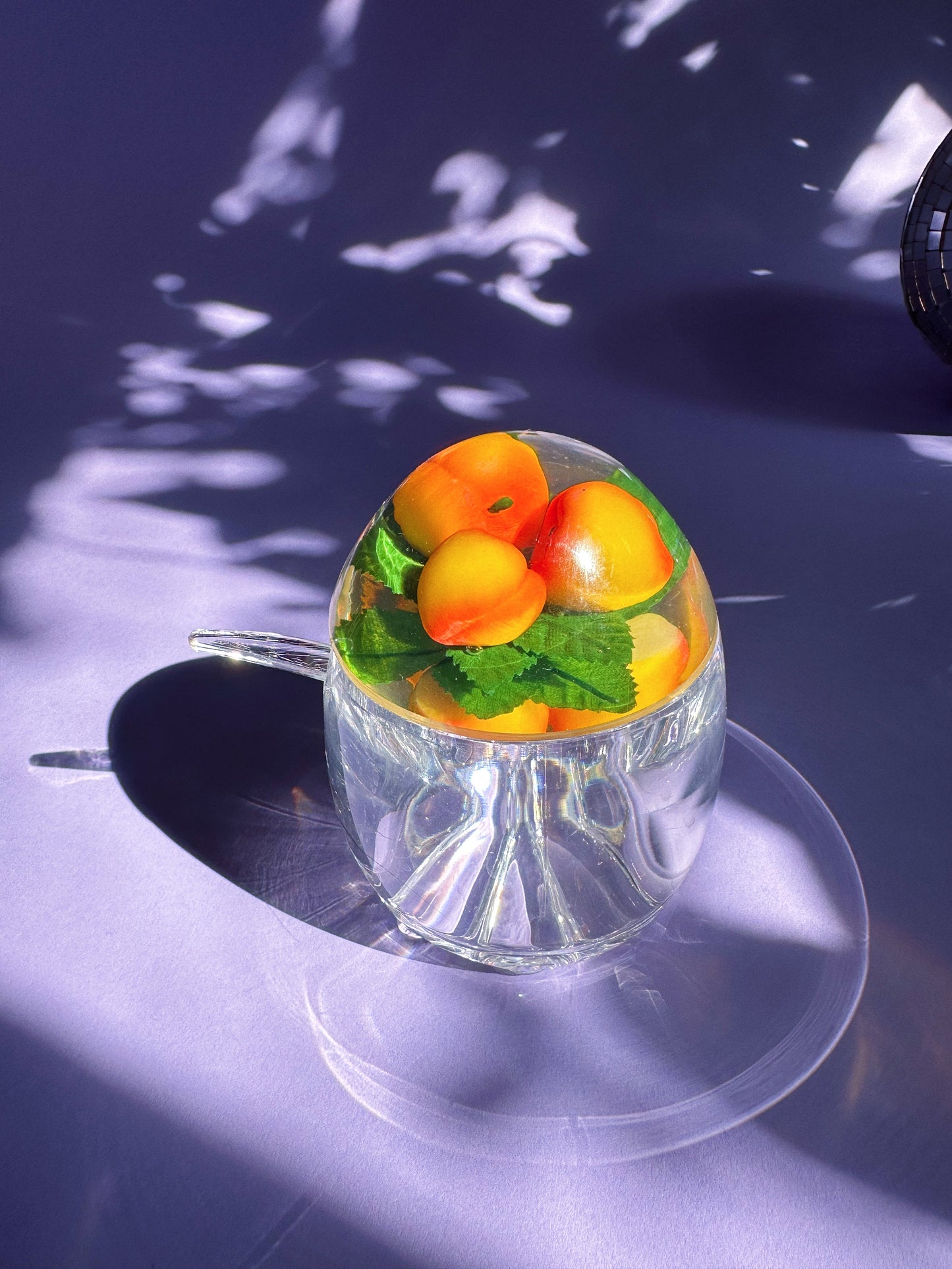 Vintage Lucite Acrylic Dome Lid Marmalade Preserve Pot With Spoon