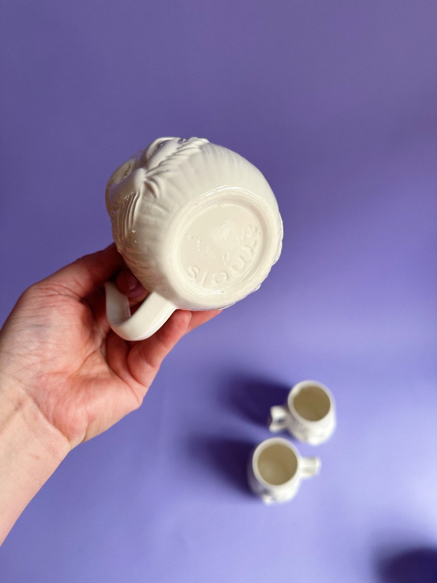 Set of 3 Vintage Arnels Ceramic Mushroom Mugs