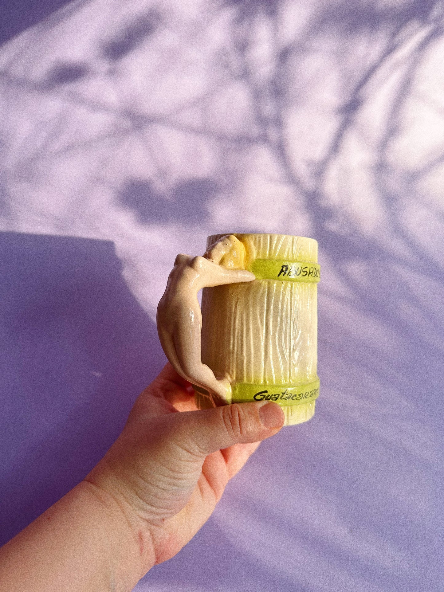 Vintage Nude Lady Ceramic Glazed Mug