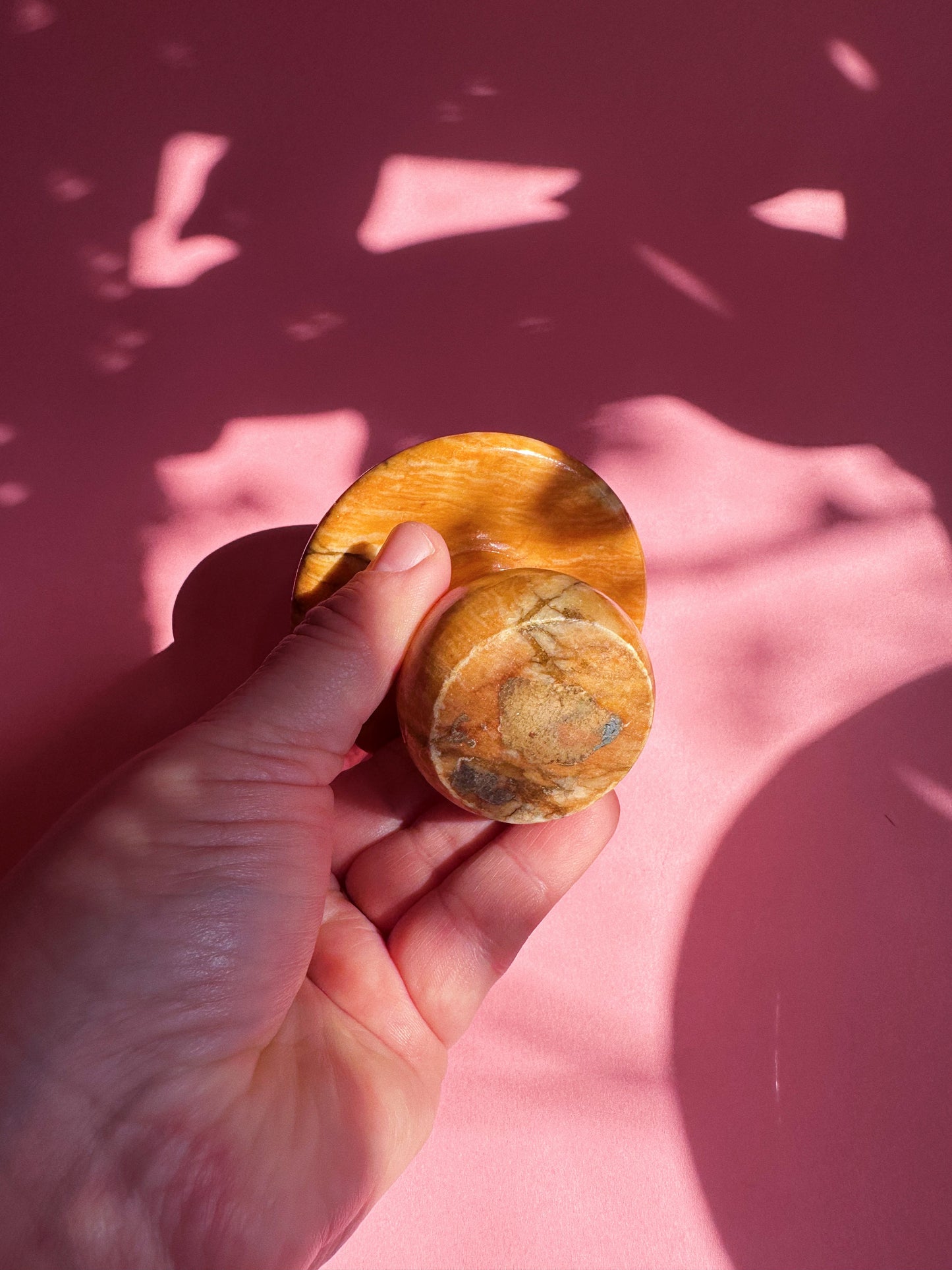 Vintage Italian Alabaster Mushroom Hand Crafted Italy Alabaster