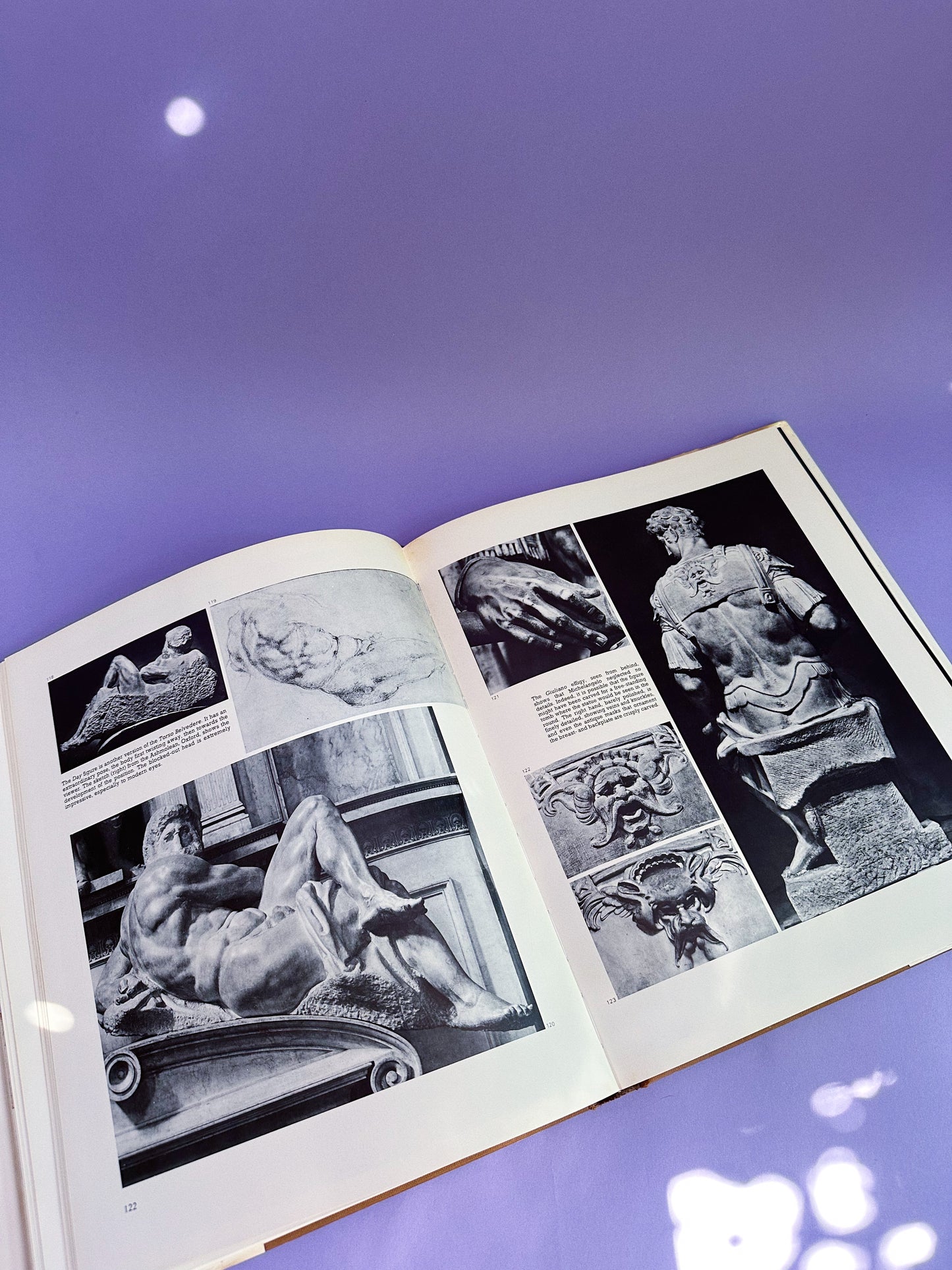 Vintage 1970s Michelangelo Hardcover Coffee Table Book