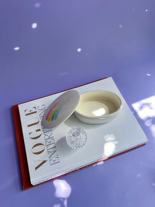 Vintage Teleflora Porcelain Lidded Box