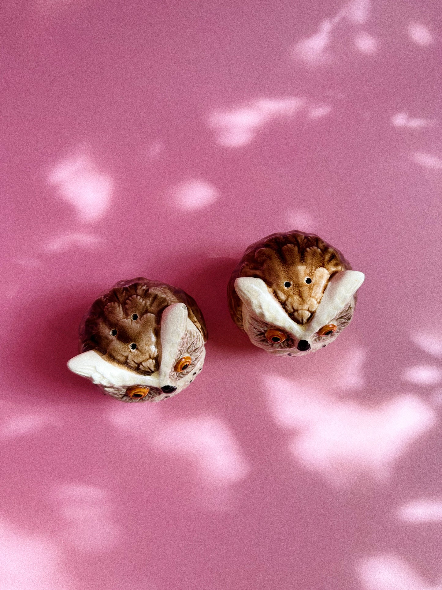 Vintage Ceramic Owl Salt & Pepper Shakers
