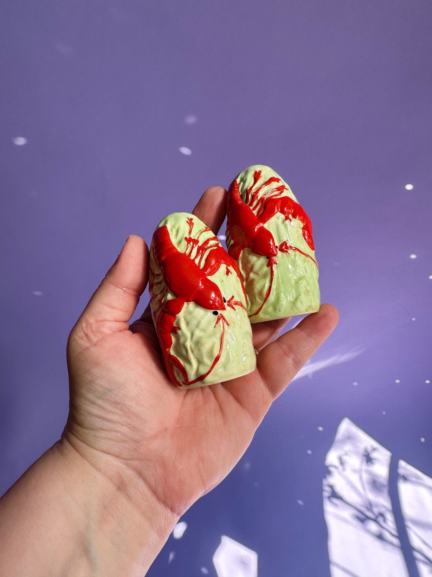 Vintage Carltonware Lobster Salt & Pepper Shakers