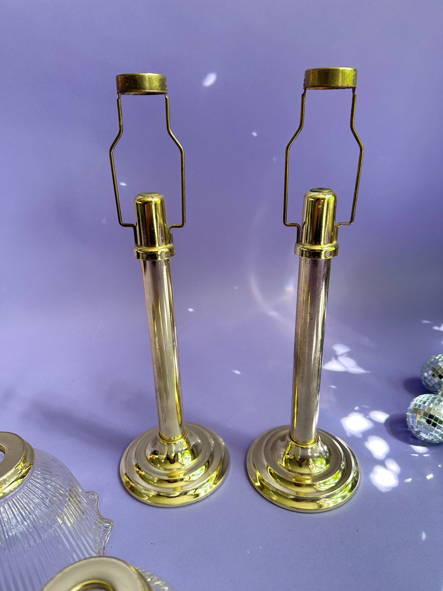 PartyLite Library Lamp P0126 (like Gaslight) Utility Candle Holder Spring Loaded