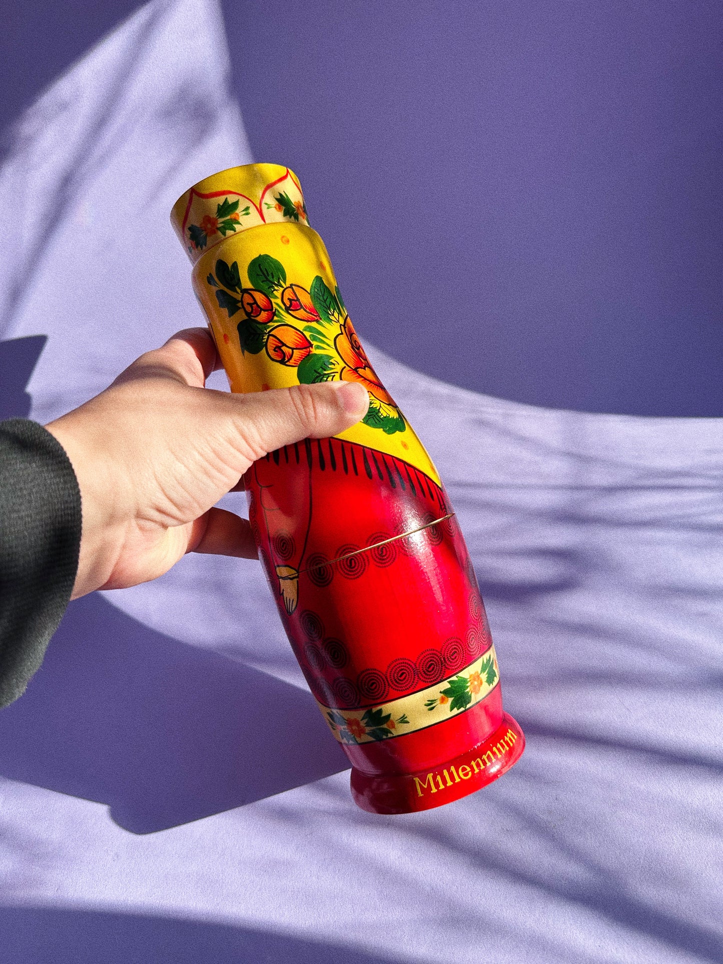 Millennium Rodnik Vodka Bottle Matryoshka - Made in Russia