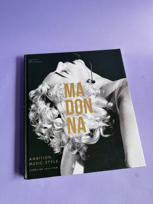 Hardcover Madonna Coffee Table Book - Black & Gold Cover