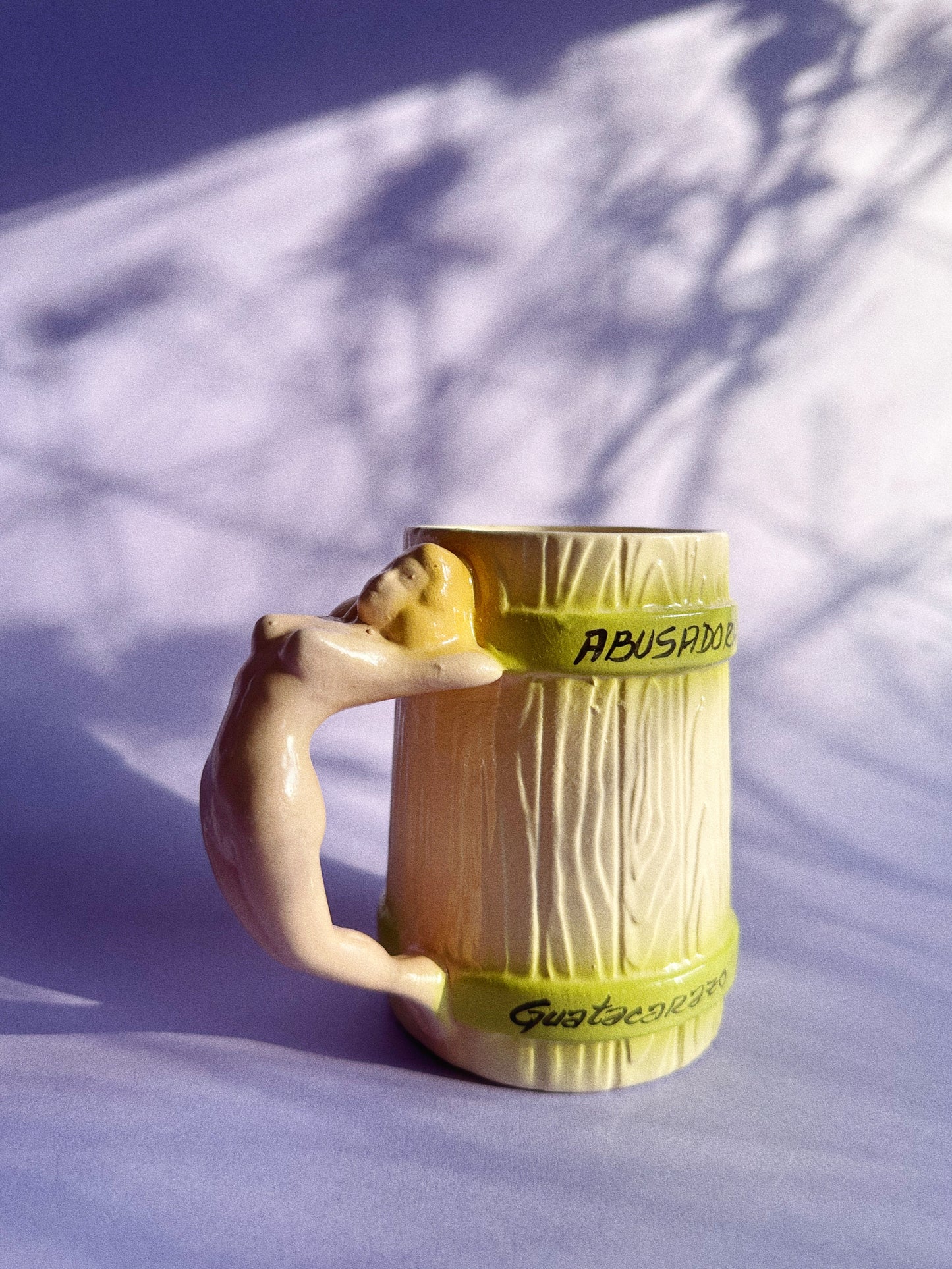 Vintage Nude Lady Ceramic Glazed Mug