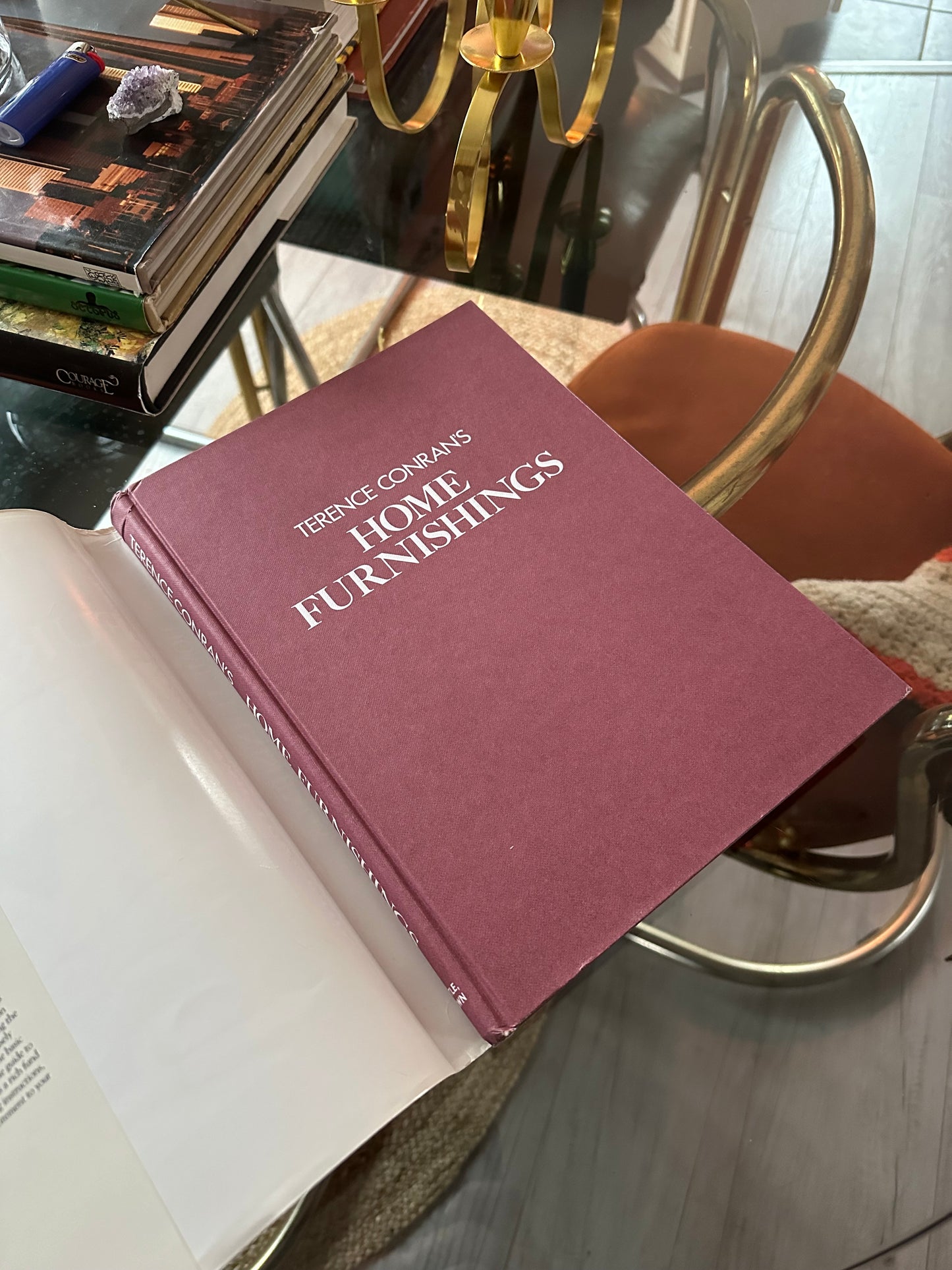 Vintage Terence Conran’s Home Furnishings Hardcover Book