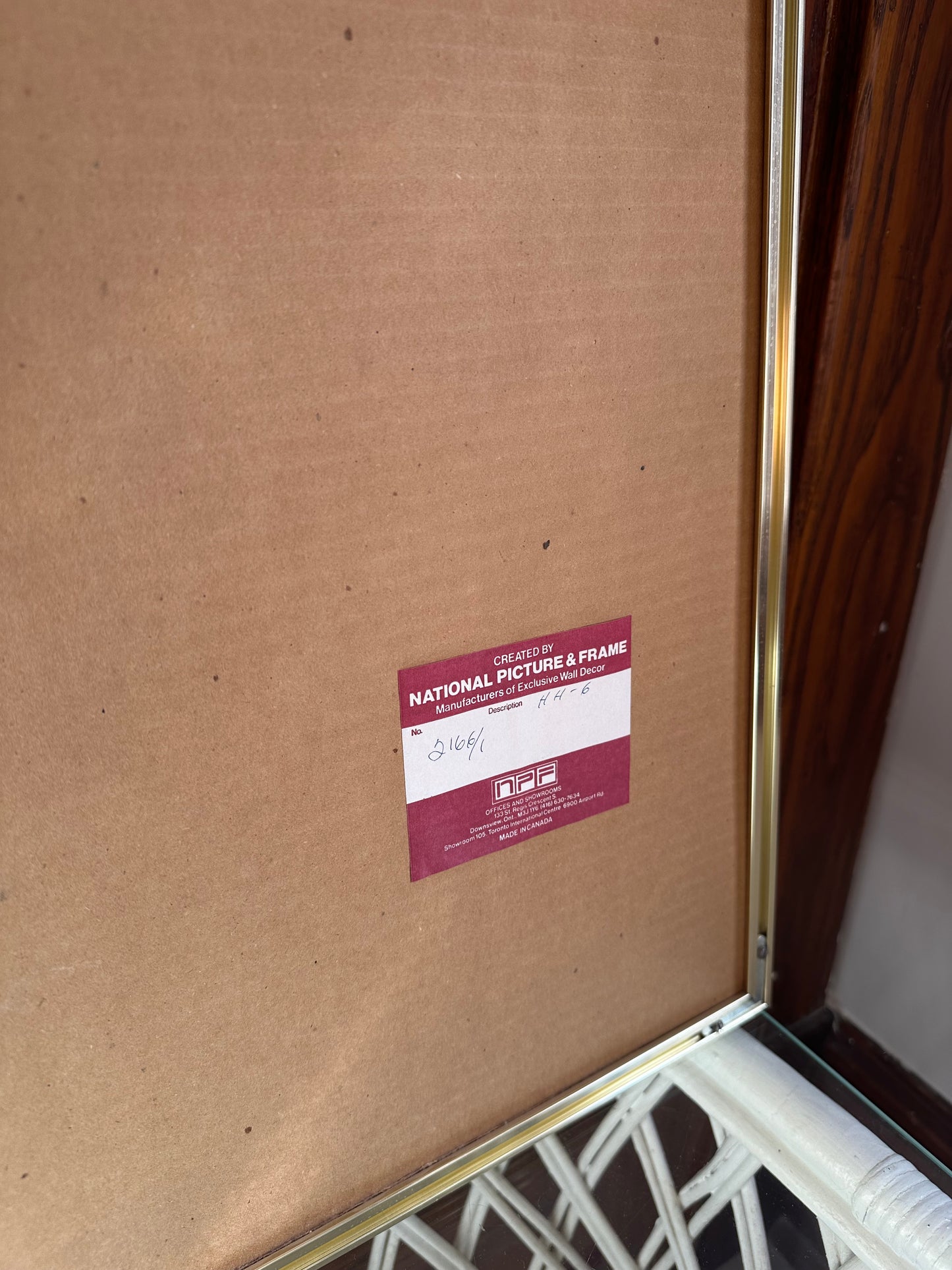 Vintage Chuck Oberstein Clowns Sad Signed Print Brass Framed