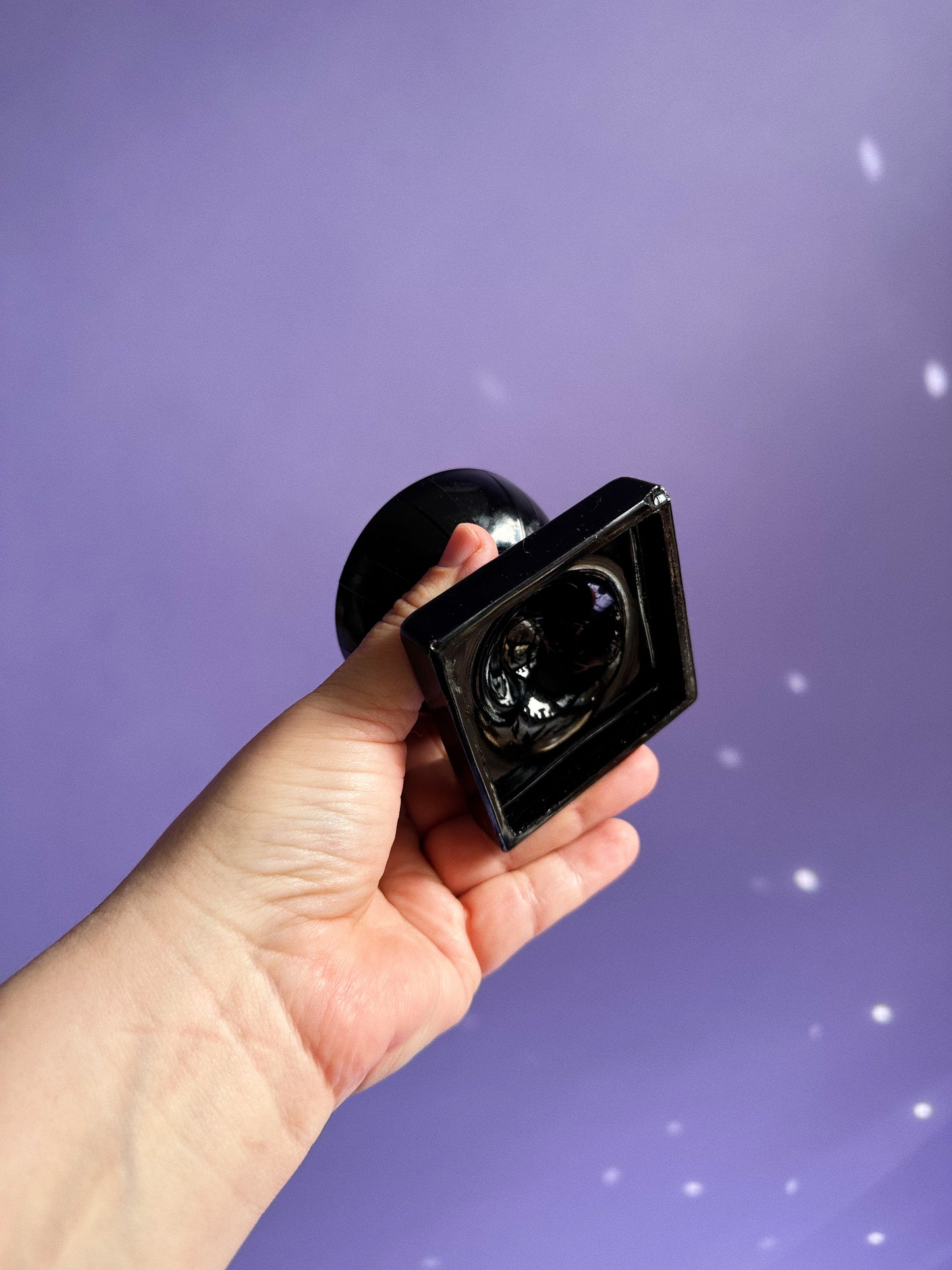 Vintage Black Depression Glass Candlesticks