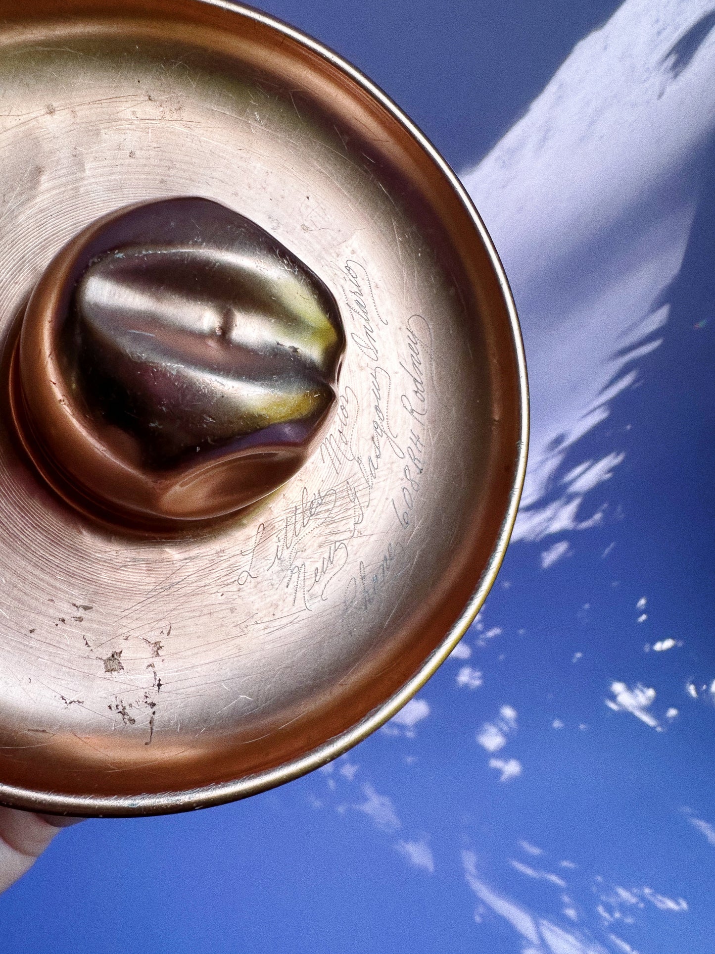 Vintage Copper Cowboy Hat Ashtray