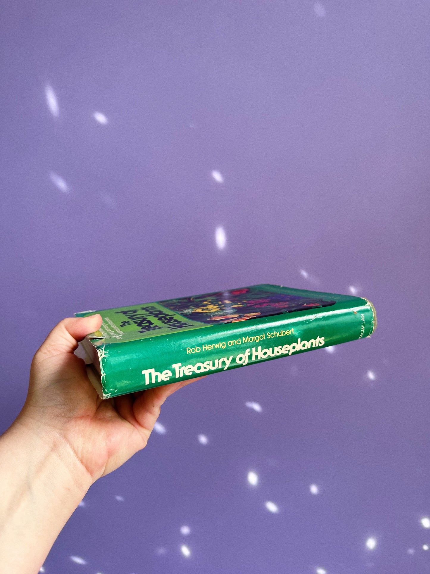 Vintage 1970s Treasury of Houseplants Hardcover Book