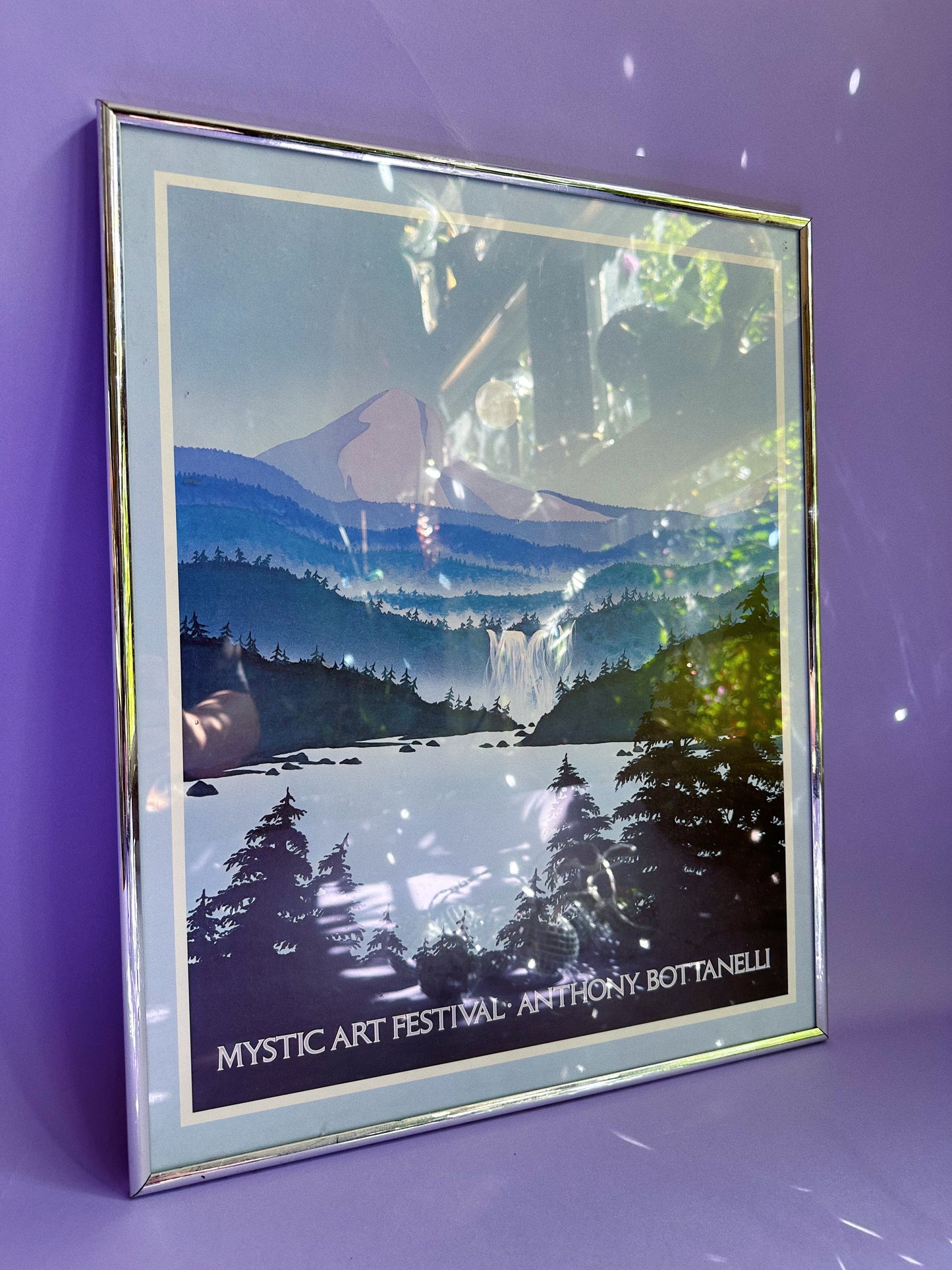 Vintage Mystic Art Festival Framed Print Poster