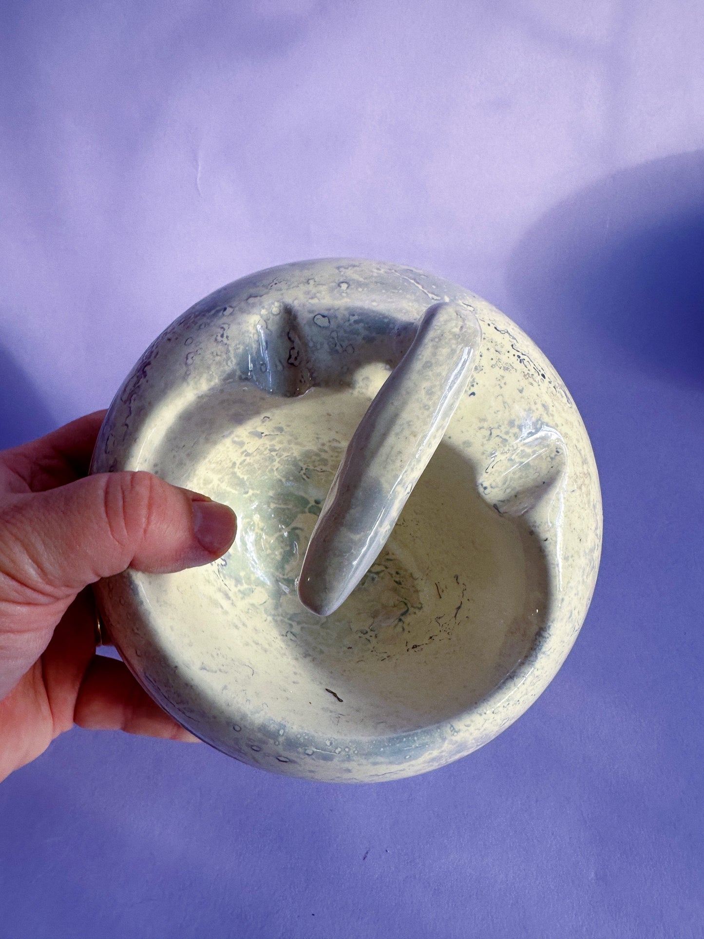 Vintage Montreal Curling Ashtray