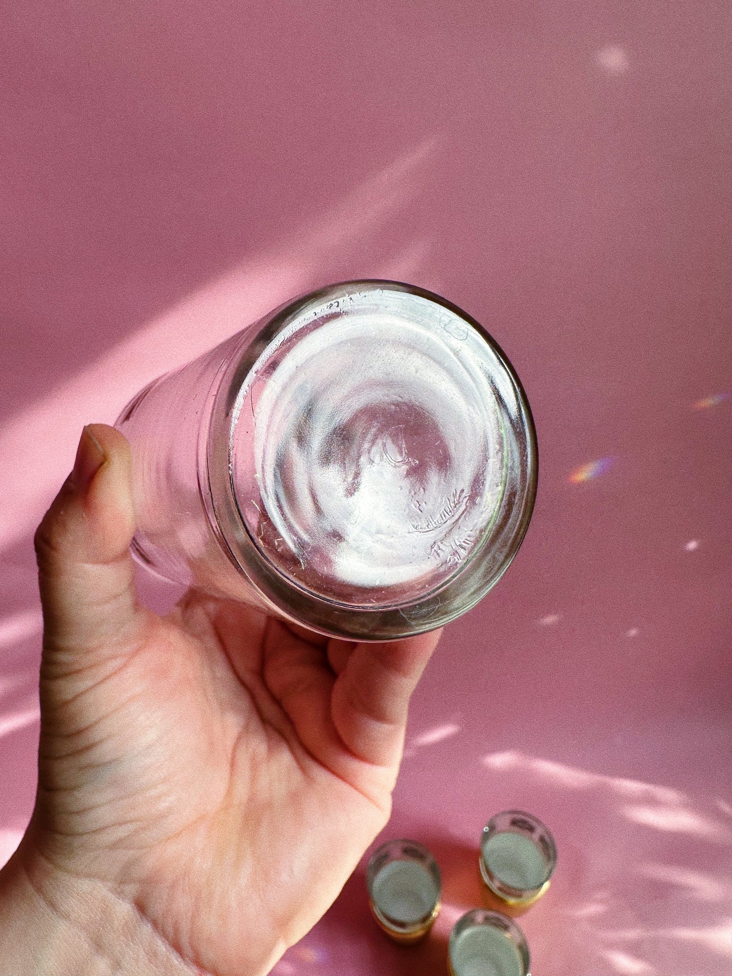 MCM Set of 4 Gold Detailed Dominion Glassware, Drinking Glasses w/ Insulators