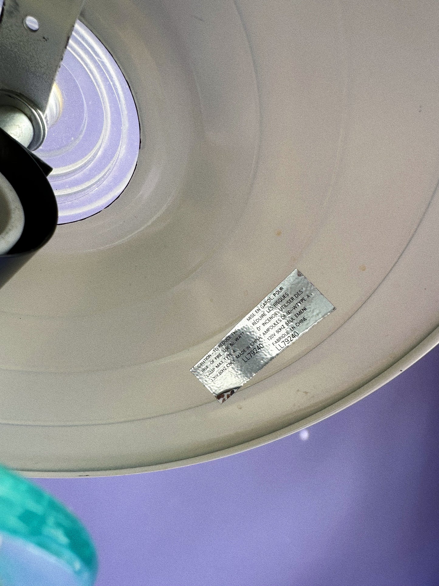 Vintage 80s UFO Lamps