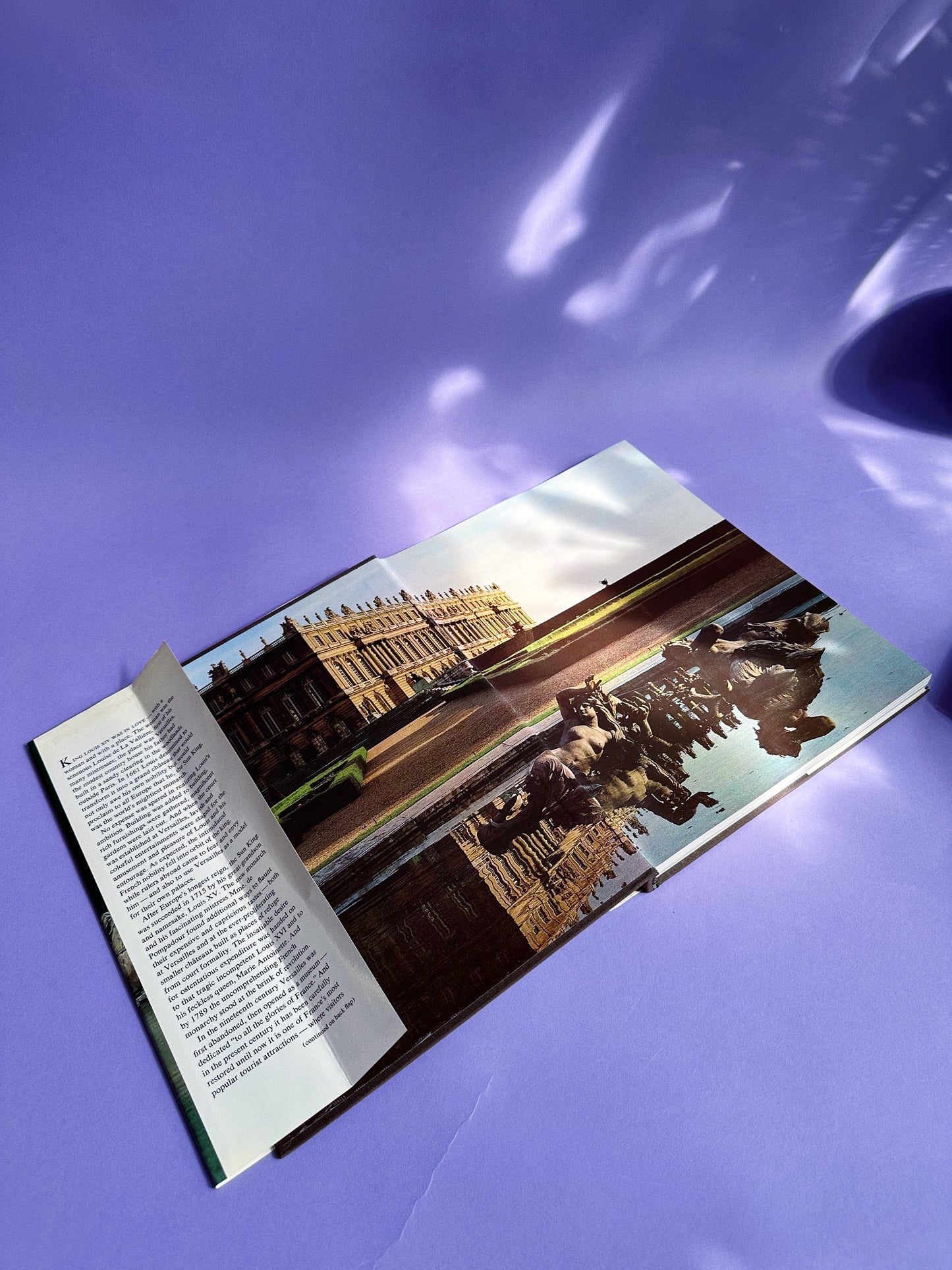 Vintage Versailles Hardcover Coffee Table Book