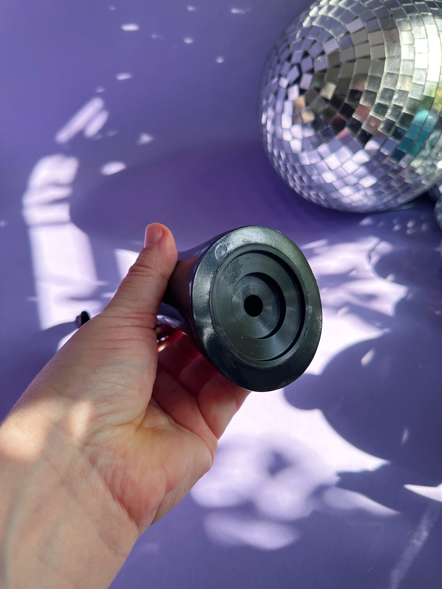 Vintage Black Plastic Mannequin Hand