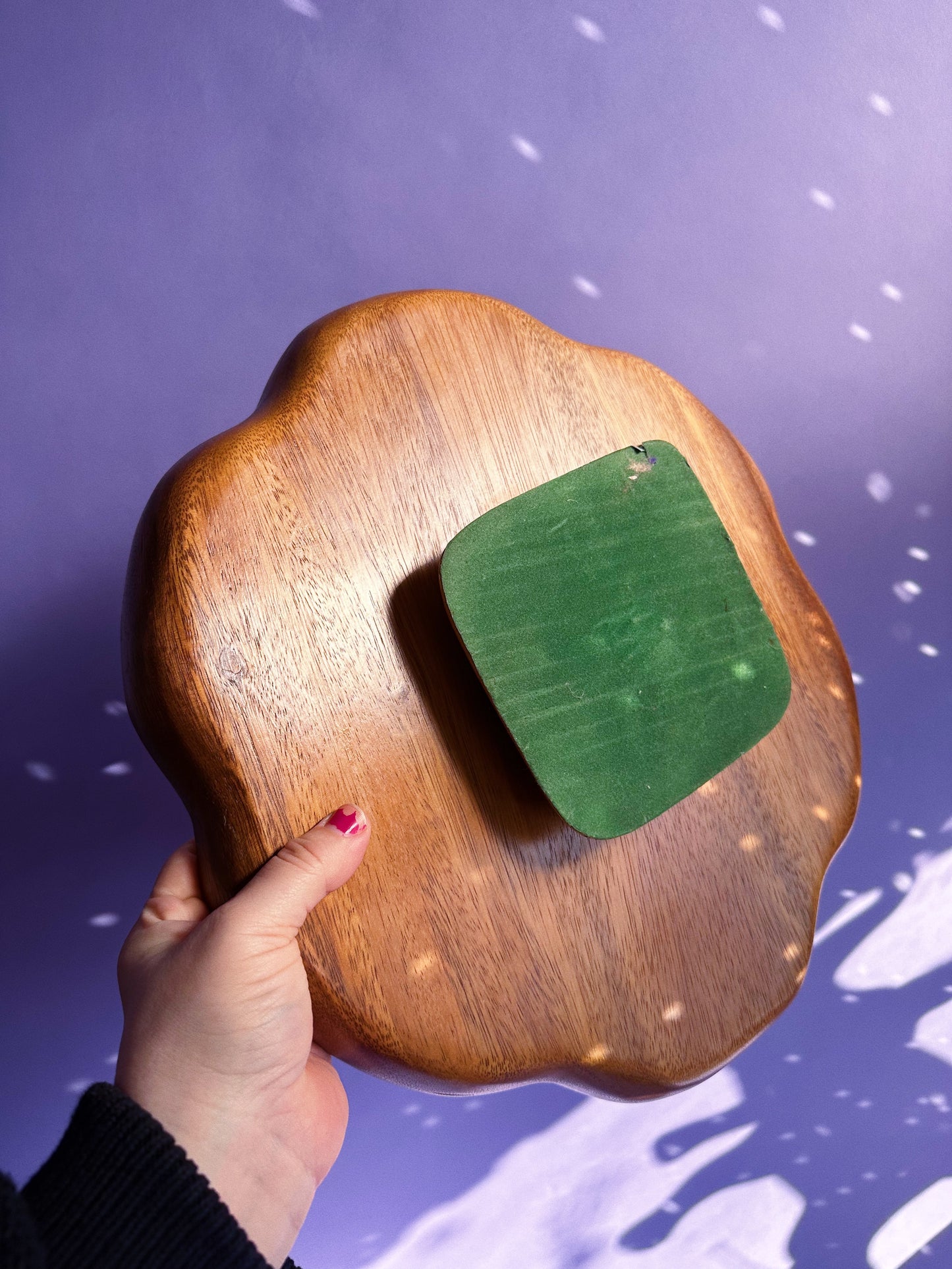 Gorgeous Vintage Wooden Spinning Lazy Susan