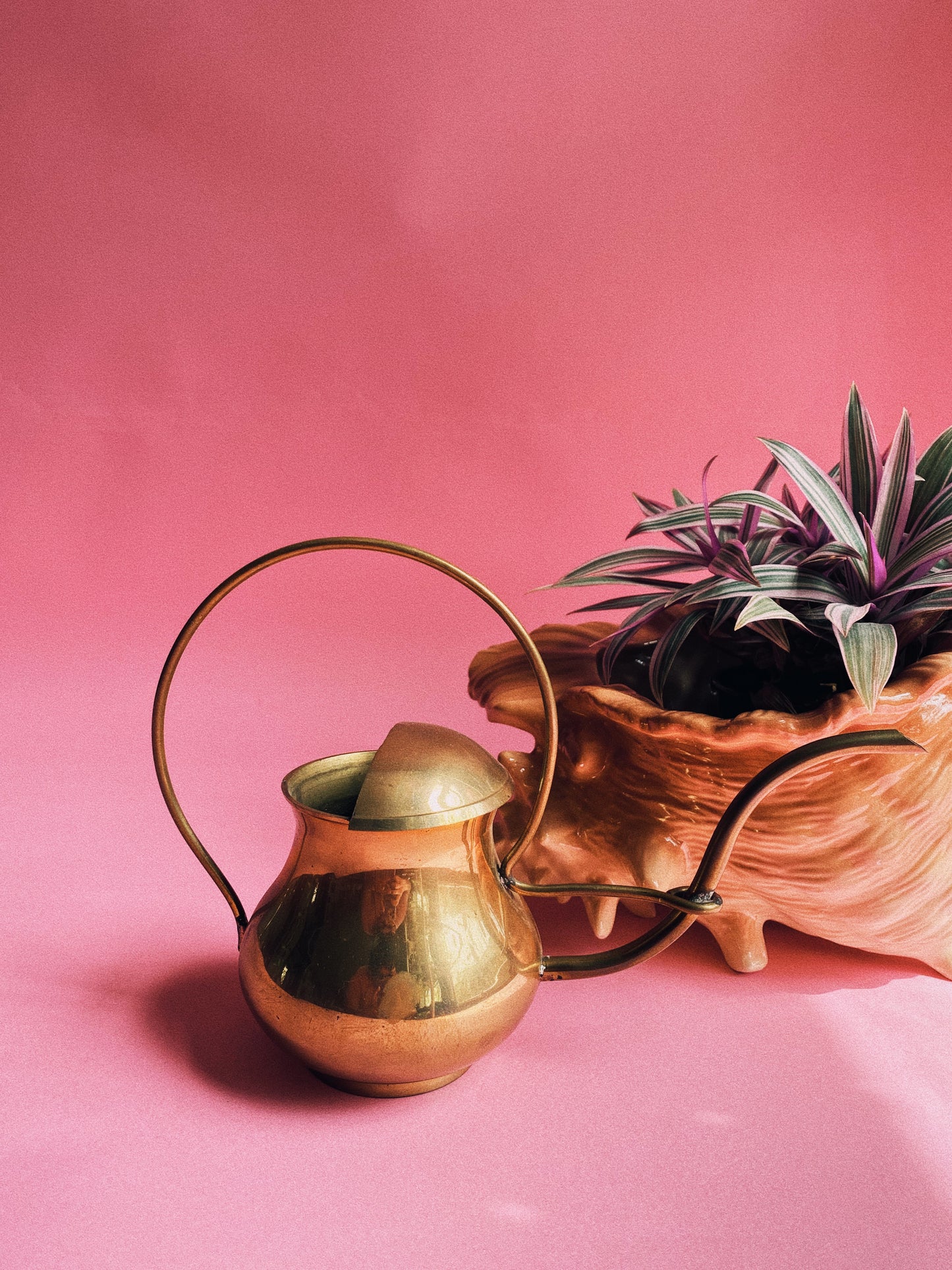 Antique Solid Brass Watering Can