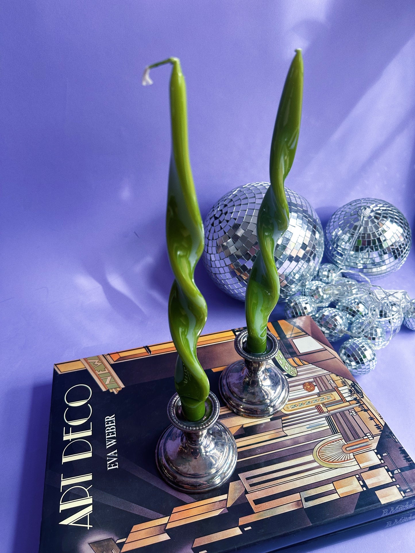 Vintage Pair 2 Birks Regency Silver Plate Candle Stick Holders E P Copper Patina