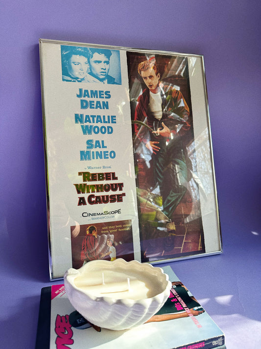 Vintage Rebel Without A Cause James Dean Framed Print