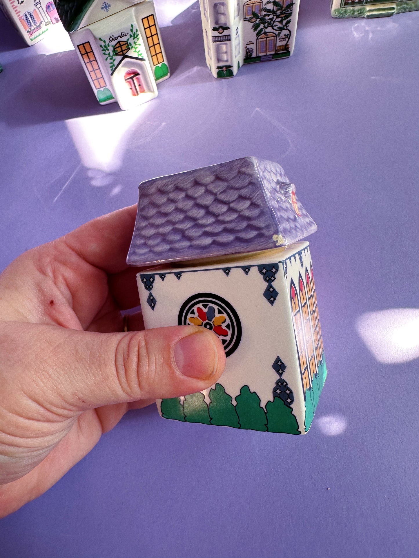 Vintage Avon Spice Village Houses Victorian