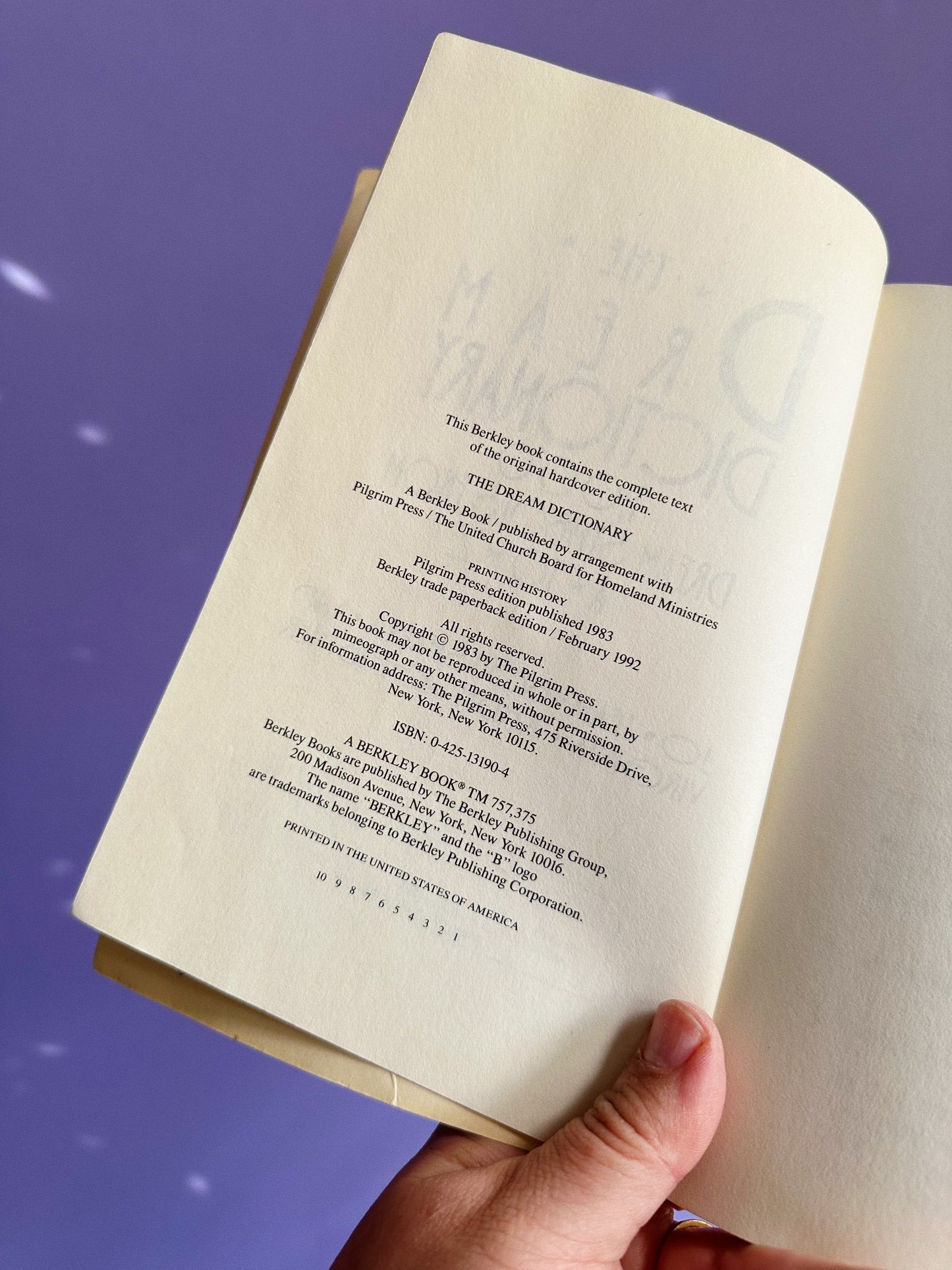 Vintage The Dream Dictionary Soft Cover