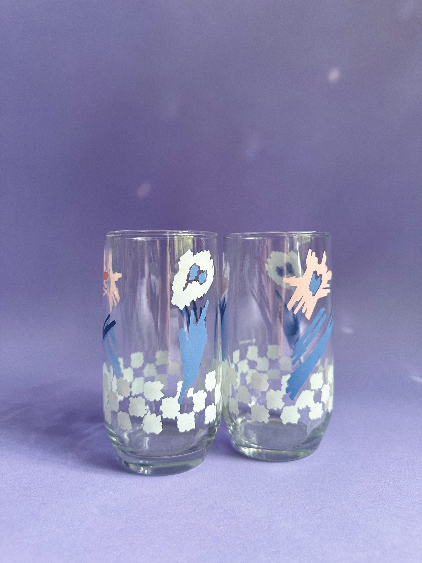 Vintage Anchor Hocking 80s Water Glasses