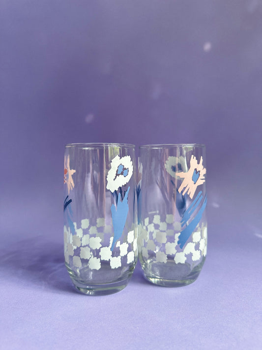 Vintage Anchor Hocking 80s Water Glasses