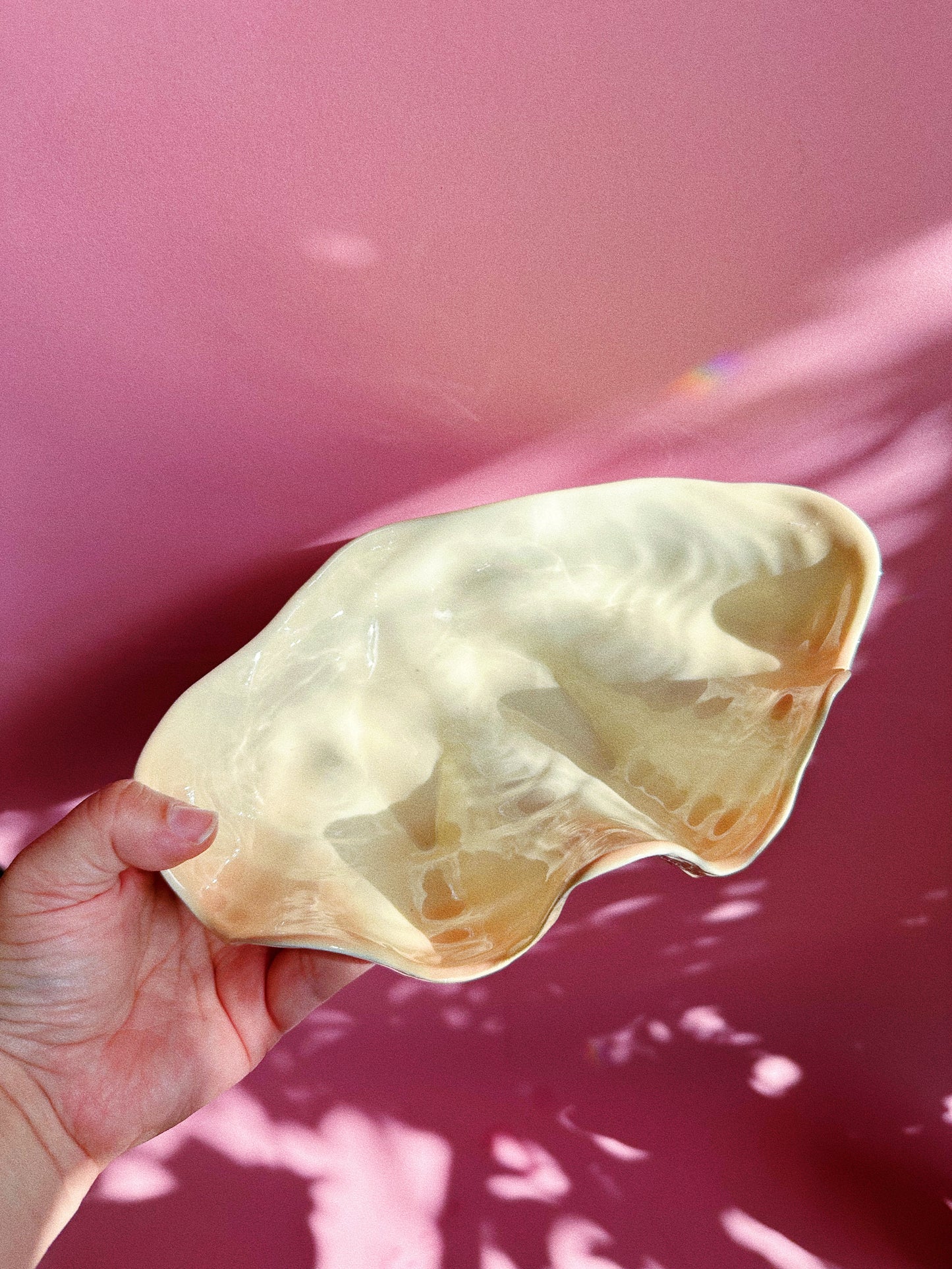 Vintage Ceramic Seashell Dish