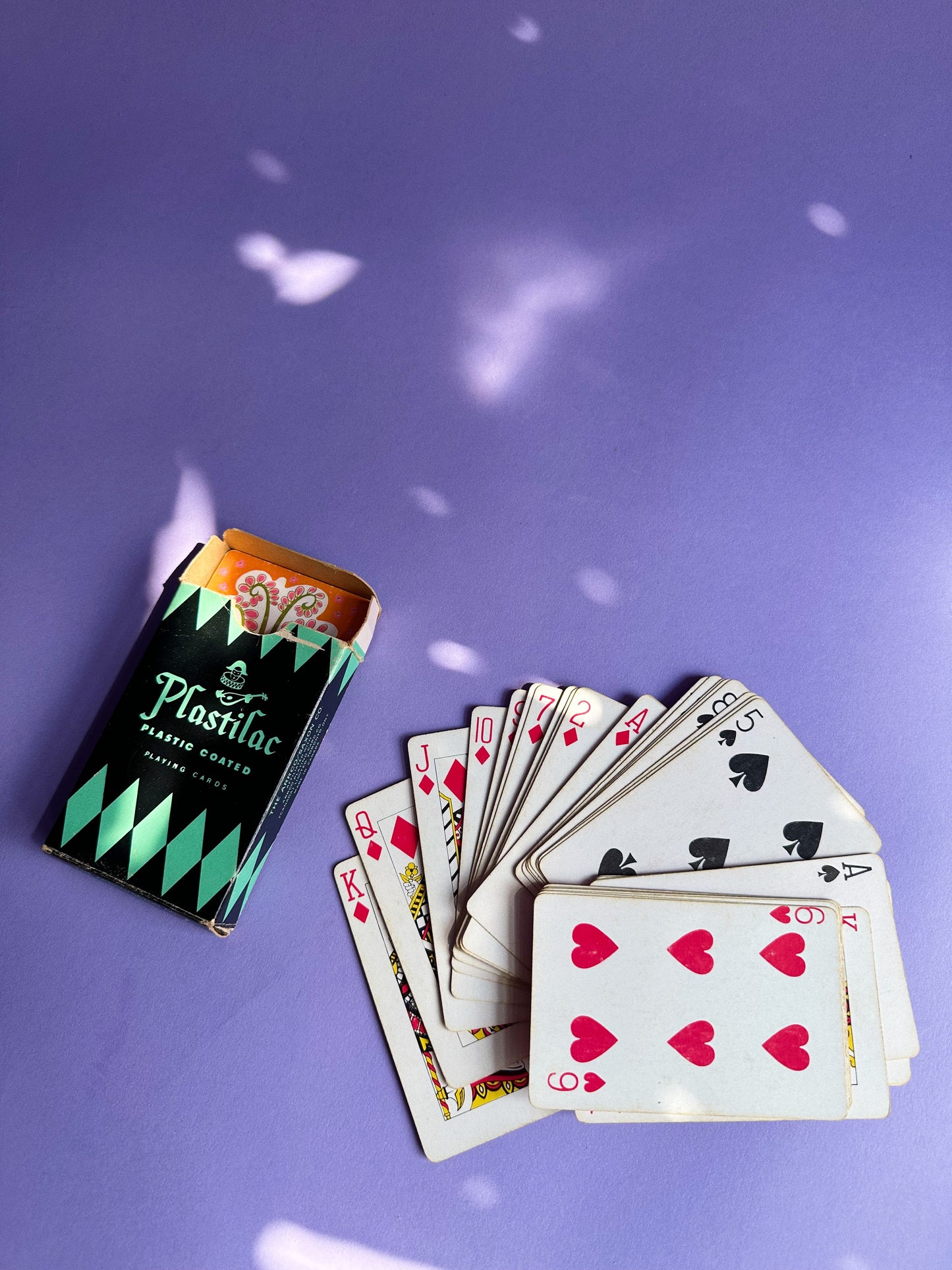 Vintage 60s 70s Deck of Plastilac Playing Cards Complete