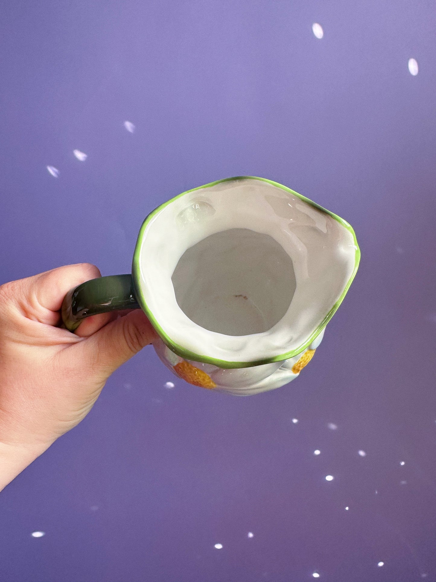 Vintage Ceramic Daisy Teleflora Pitcher