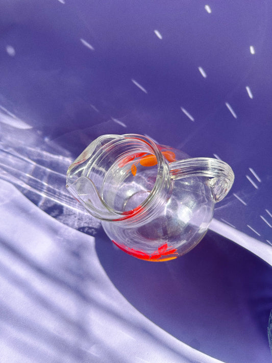 Vintage Anchor Hocking Fruity Tilt Juice Pitcher