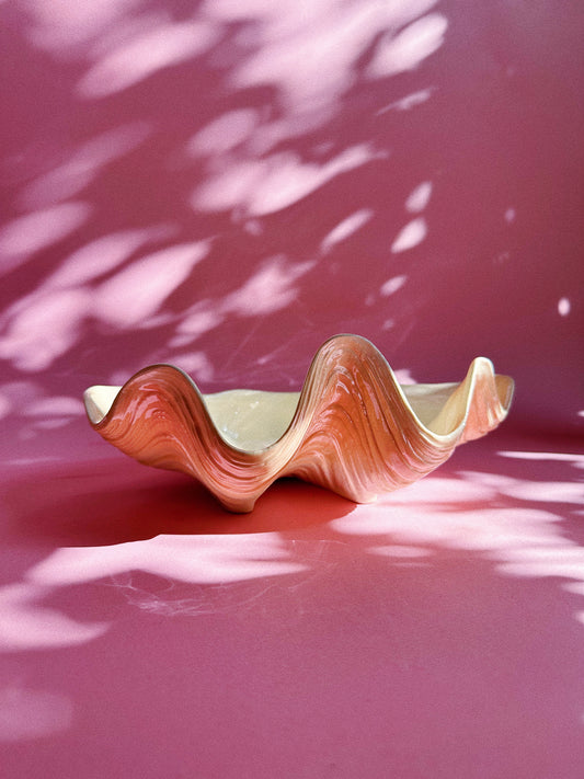 Vintage Ceramic Seashell Dish