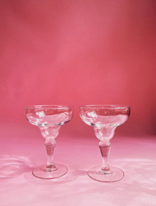 Vintage Libbey Glass Martello Margarita Glasses