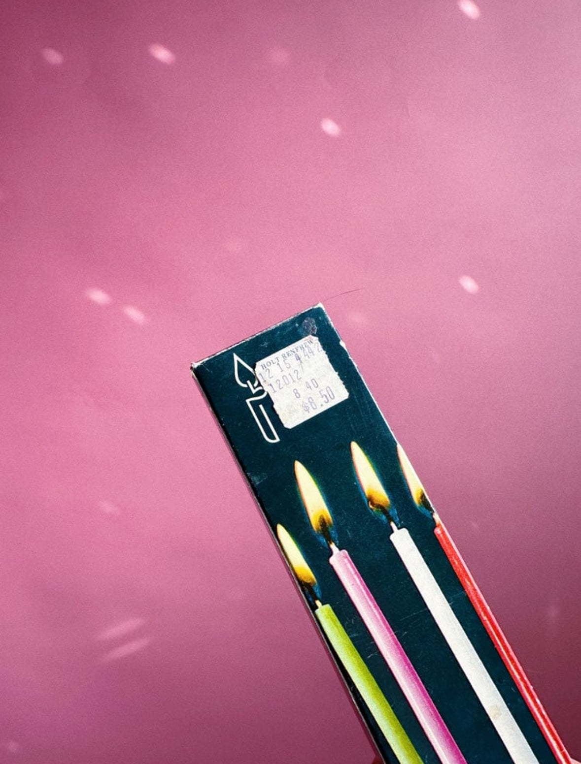 Green Vintage Italian Long Tiny Tapers