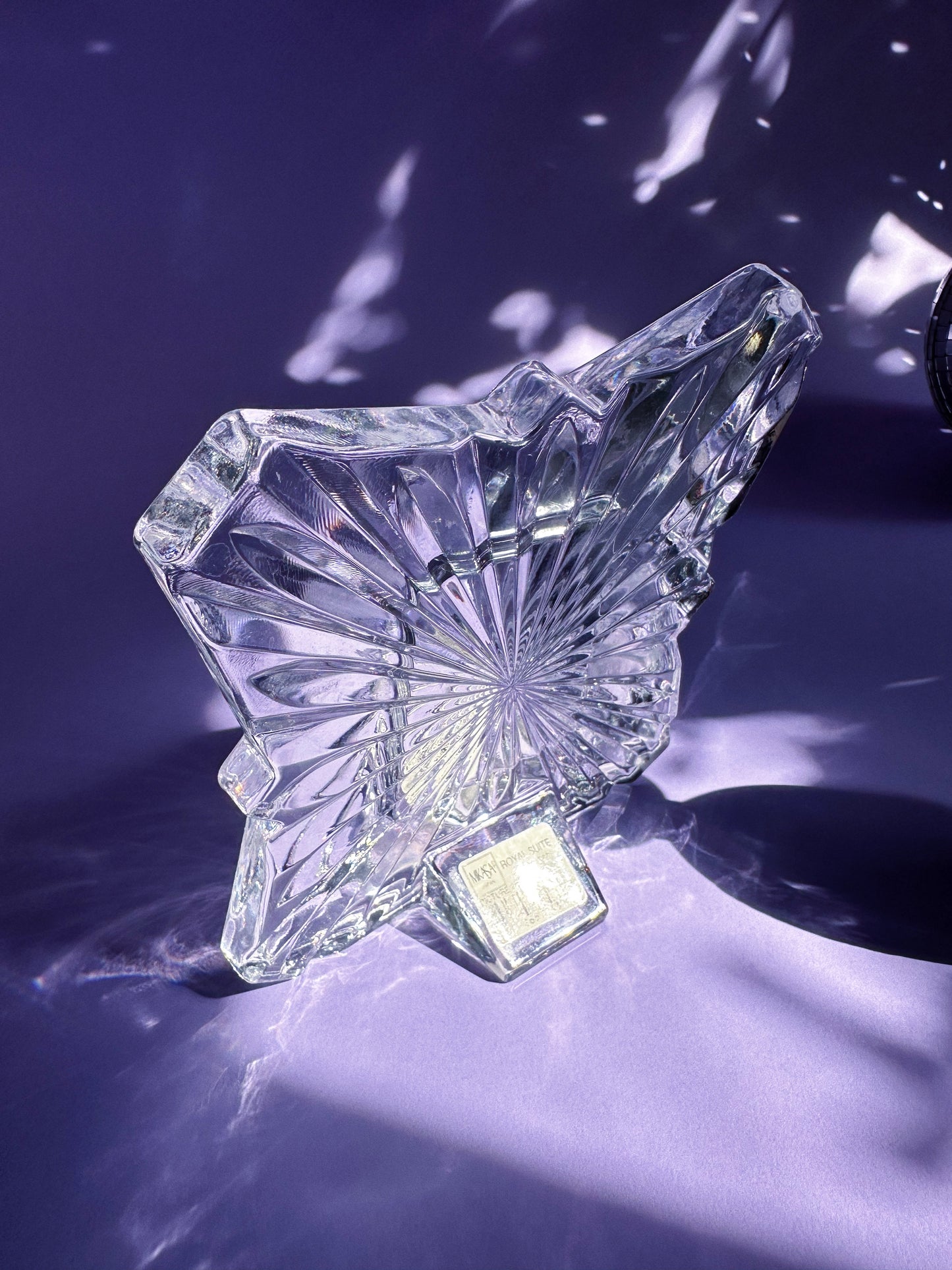 Vintage Crystal Mikasa Photo Frame