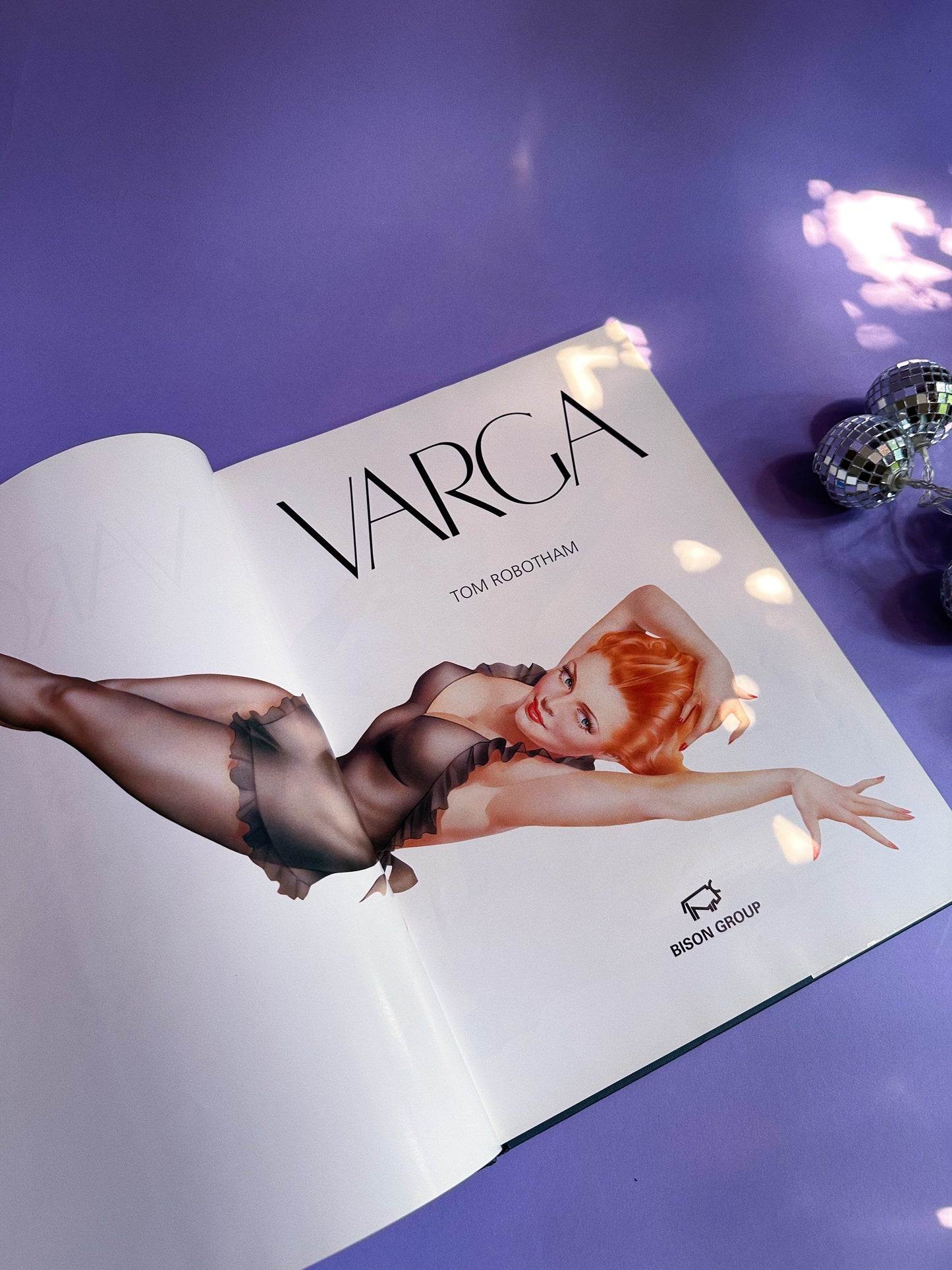 Large Varga Hardcover Tom Robotham Coffee Table Book 1991