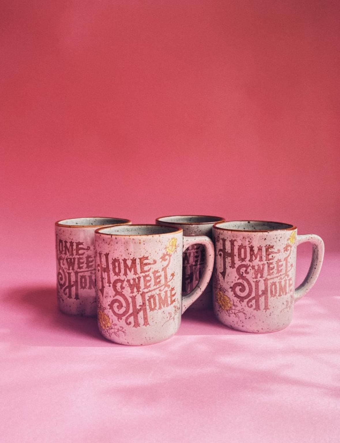 1970s Vintage Home Sweet Home Mugs