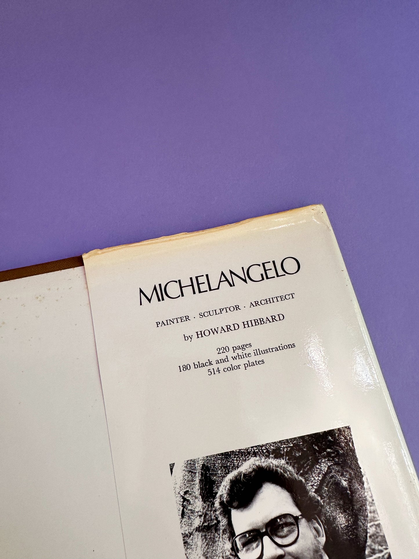 Vintage 1970s Michelangelo Hardcover Coffee Table Book