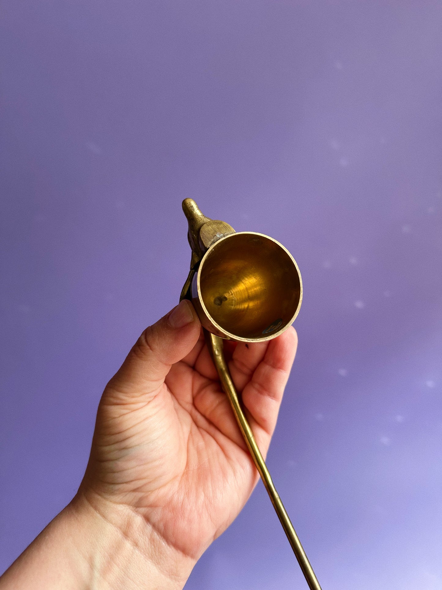 Vintage Brass Stag Deer Head Candle Snuffer Candle Extinguisher