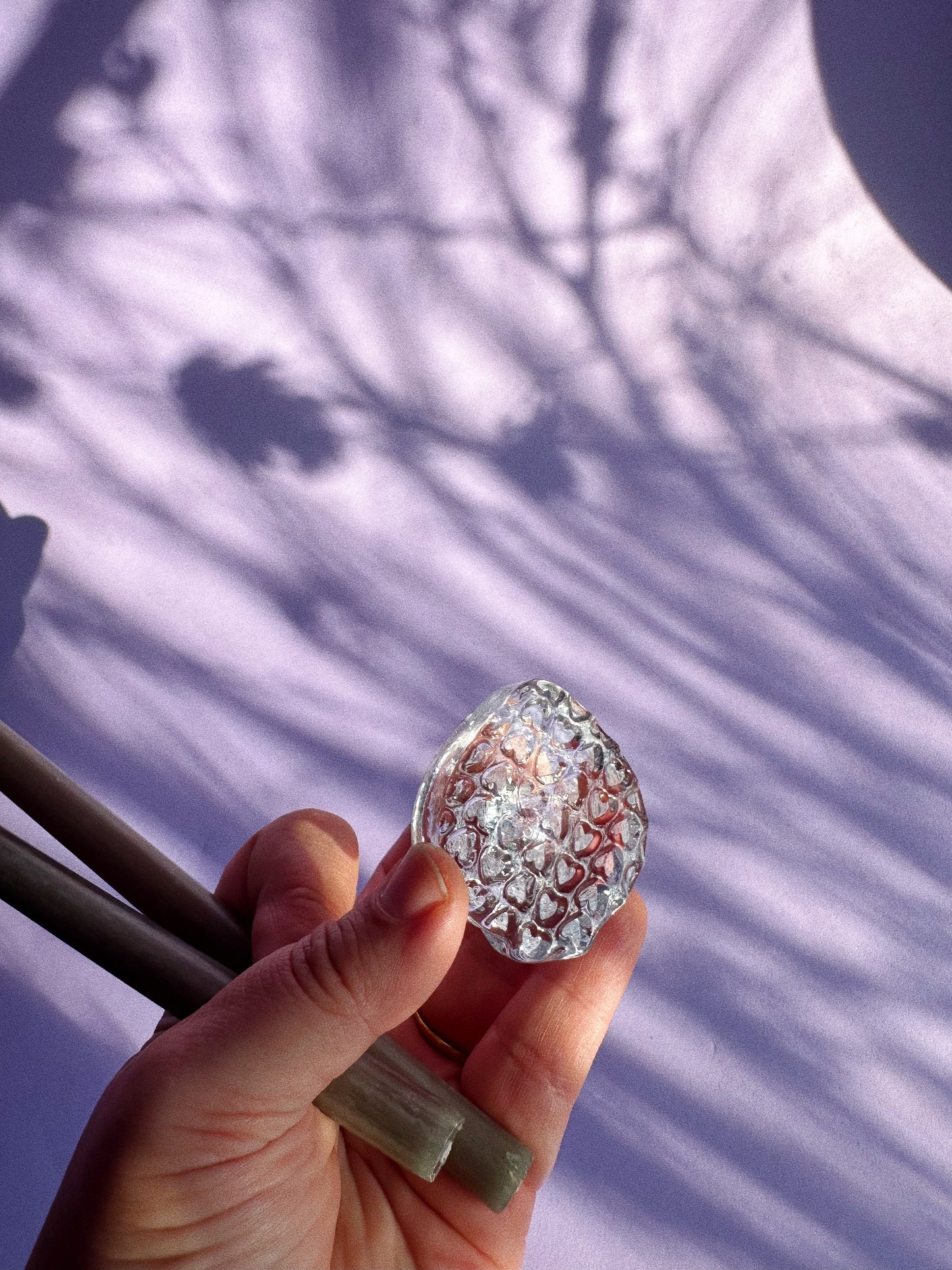 Vintage Card Deck Glass Tiny Taper Candle Holders