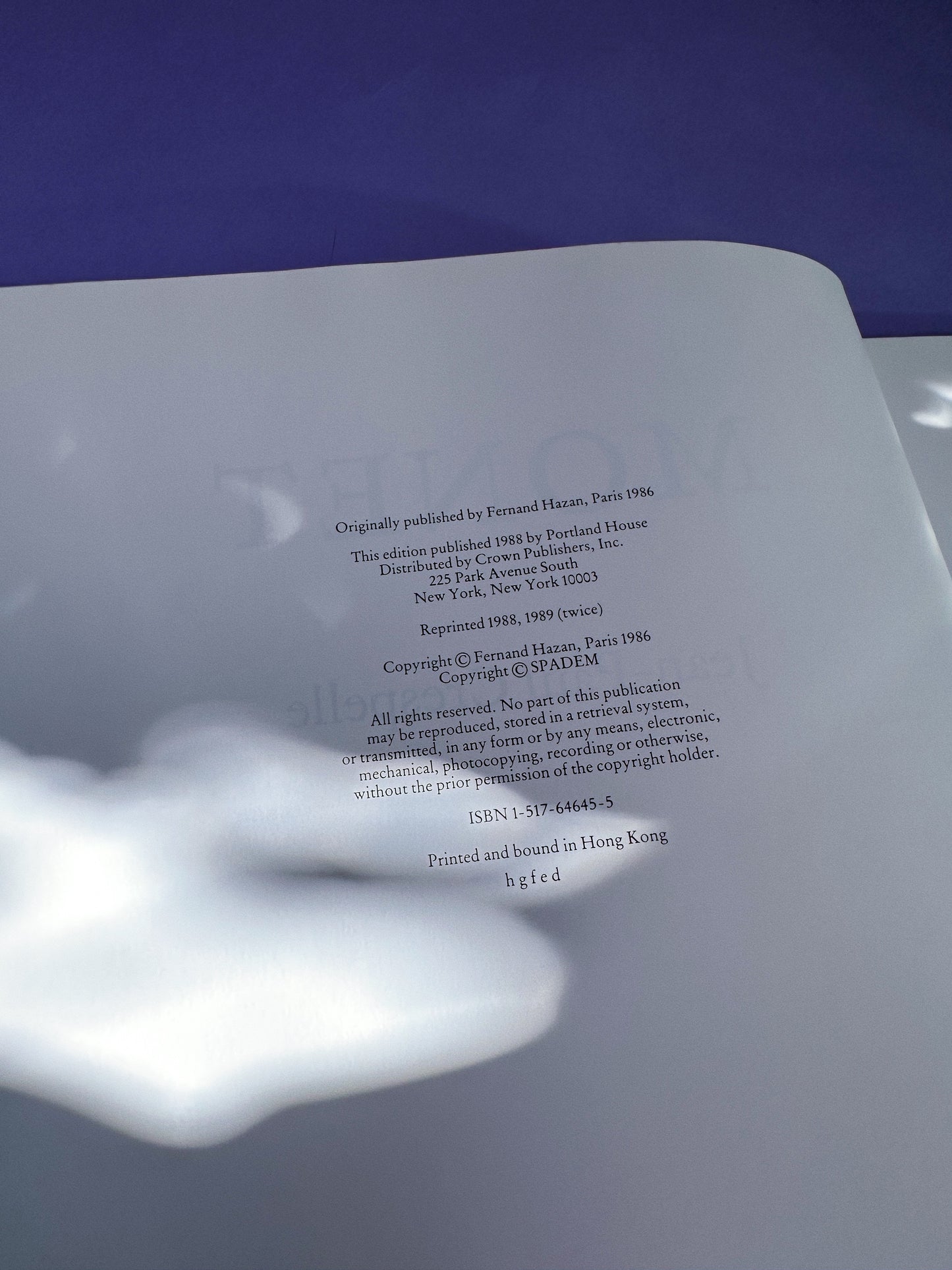 Vintage Monet Masterworks Hardcover Coffee Table Book