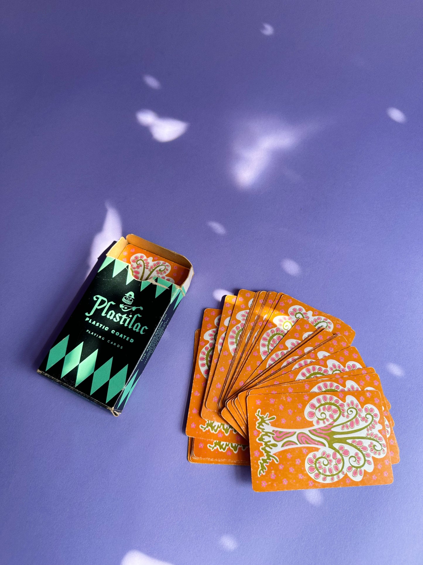 Vintage 60s 70s Deck of Plastilac Playing Cards Complete