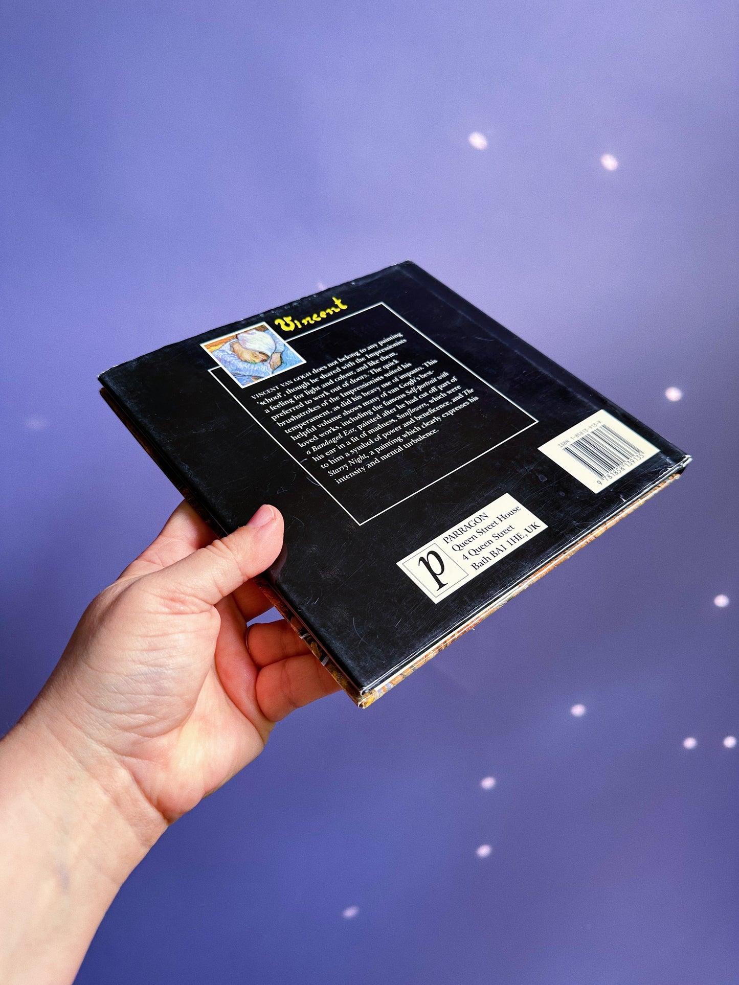 Vintage Life & Works Of Picasso & Van Gogh Square Collectable Hardcover Books