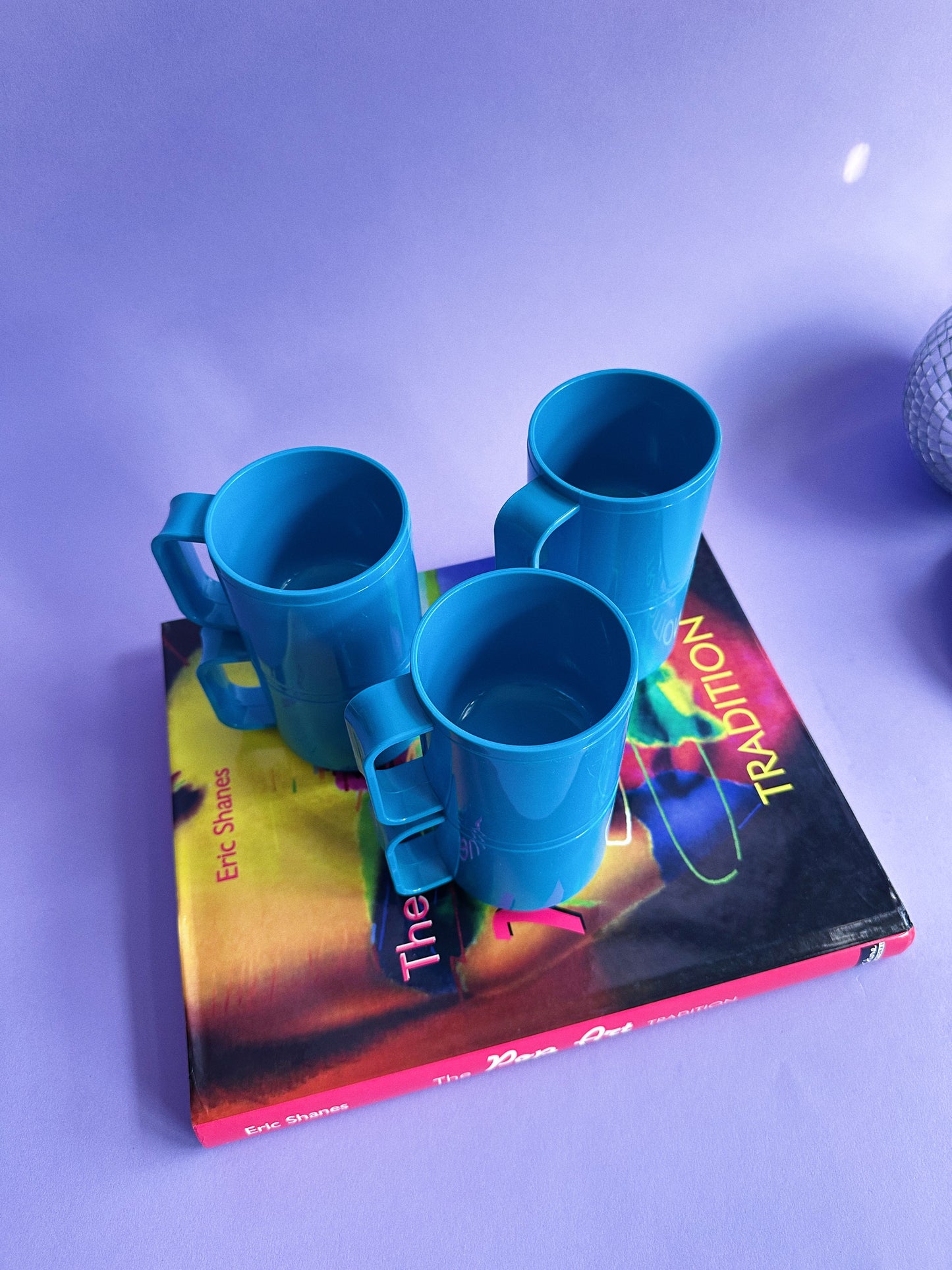 STYLE Vintage Retro Italian Melamine Cups Made in Italy, Stackable