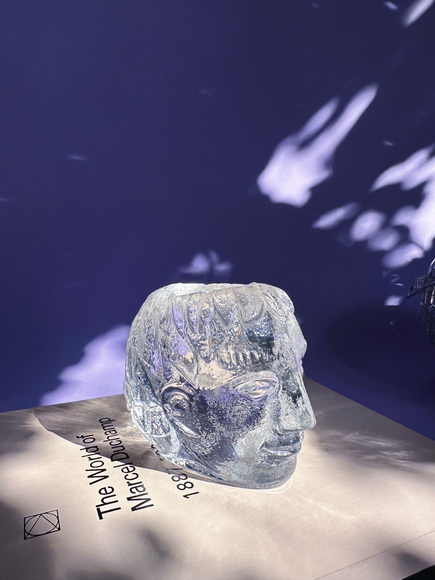 Vintage Kosta Boda Art Glass Head Candle Holder Designed by Bertil Vallien