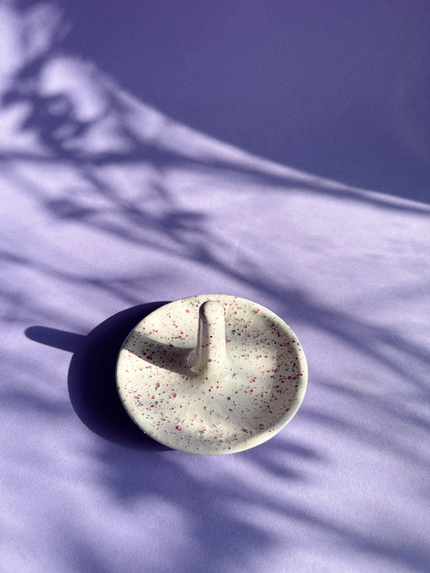 Speckled Ceramic Ring Dish